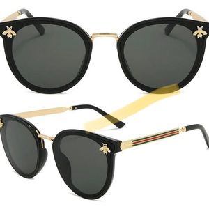 Designer Style Polarized Sunglasses Bee Insignia